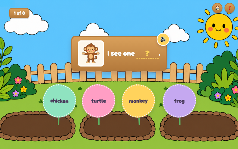 Word Garden gameplay
