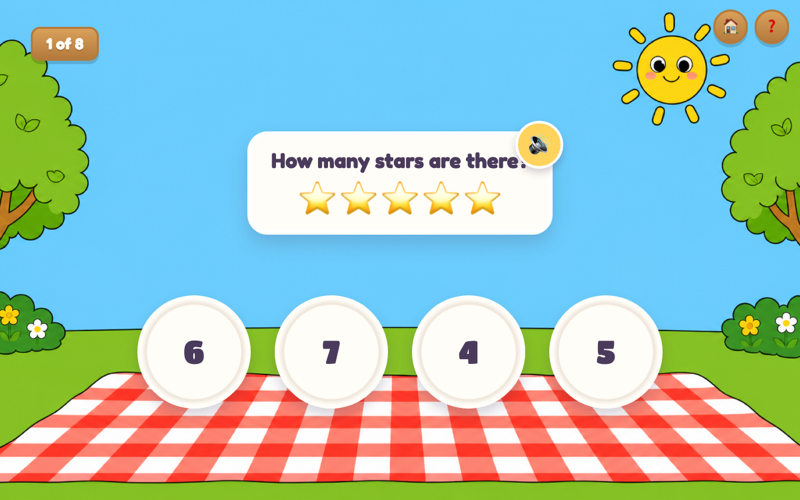 Number Picnic gameplay